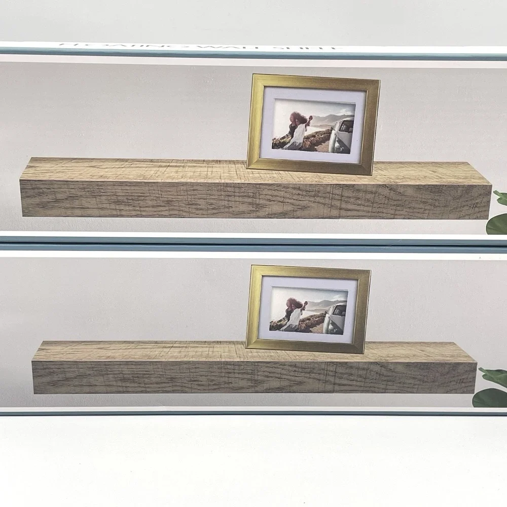 NEW Set Of 2 Floating Wall Shelf 18